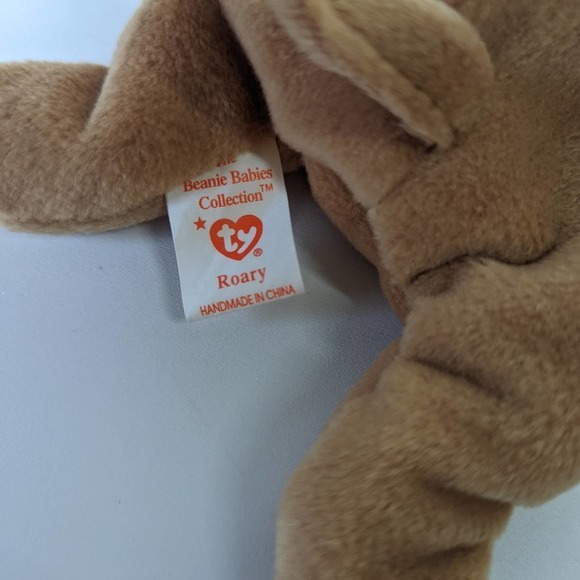 TY Roary The lion Bean Baby with tags - Picture 4 of 9